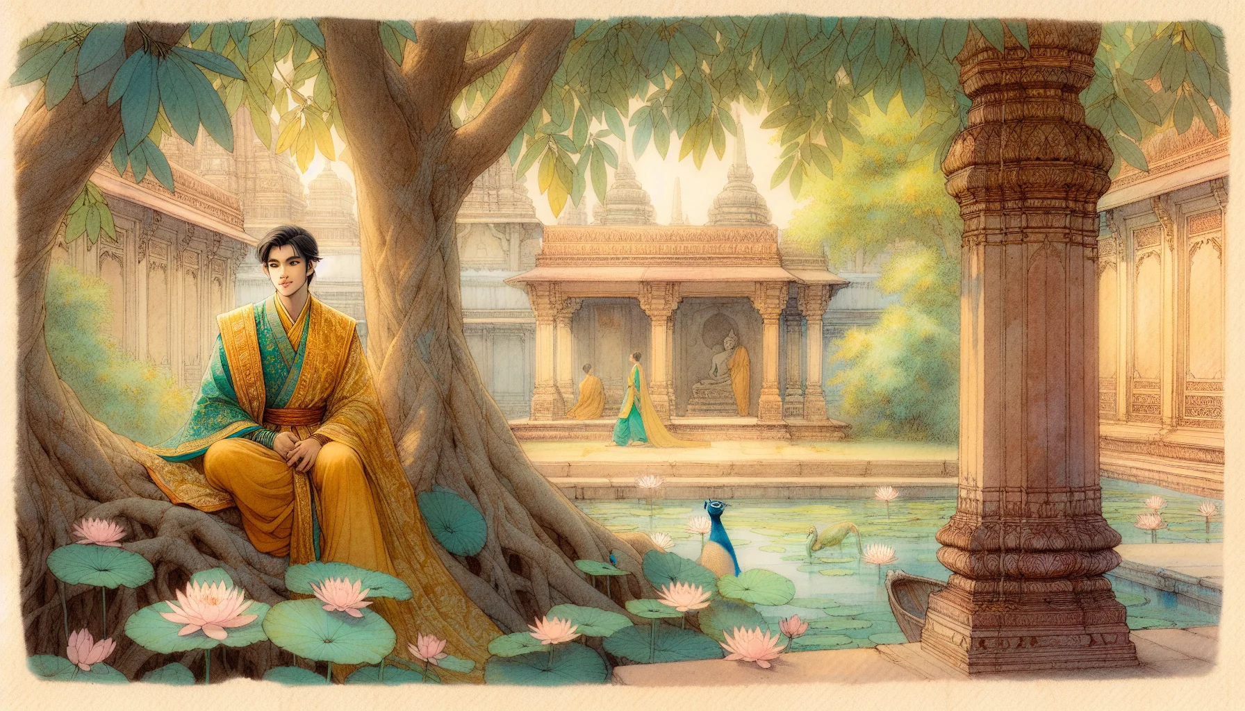 Hero image for In the kingdom Shakya long ago there lived the beautiful prince Siddhartha