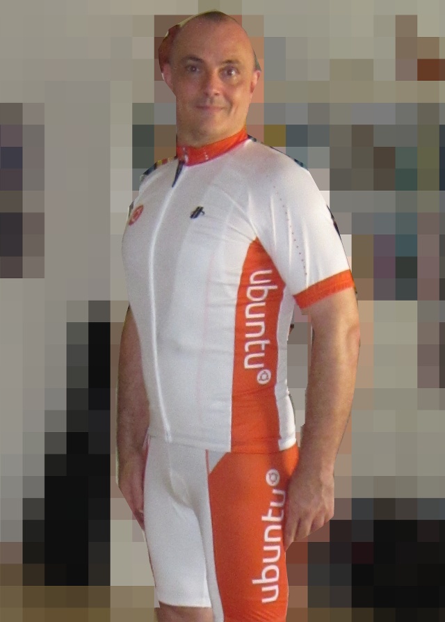 Middle Aged Man in Lycra