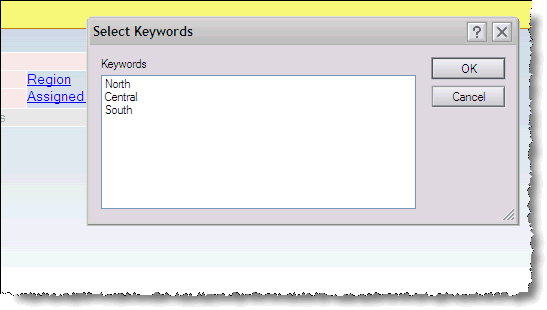 Select Keywords
